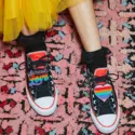 怪奇物语小11同款！Converse 英国官网：精选 Millie Bobby Brown x Converse 联名款 帆布鞋