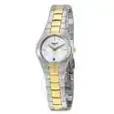 降价！Tissot 天梭 T-Round 系列 珍珠母贝金银双色女士气质腕表 T096.009.22.111.00