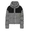 MONCLER Nil 千鸟格纹羽绒服