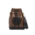 FENDI “MON TRESOR”印图帆布水桶包