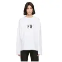 Fear of God 'FG' 白色宽松长袖