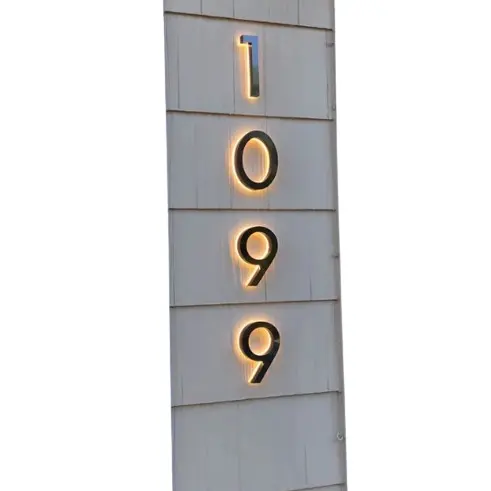 Lighted Address Numbers: LED House Address Numbers only for $27