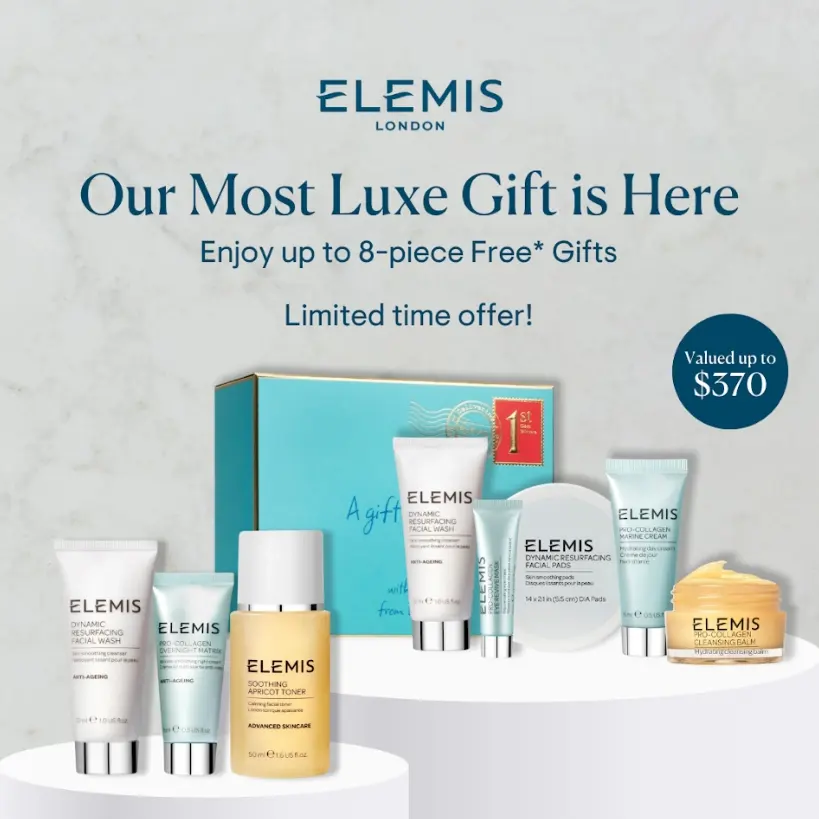 Elemis AU: Free Gift with Purchase Over $170
