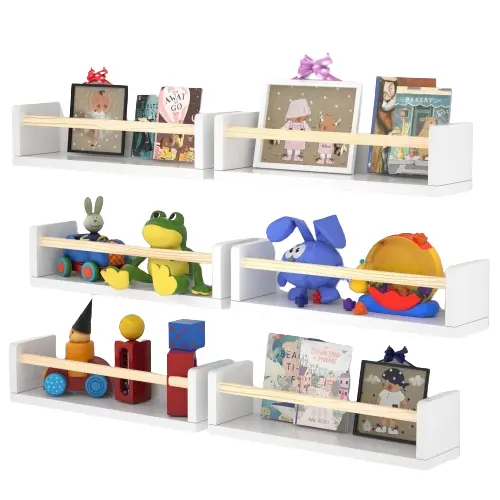 Esonal Wall-Mounted Children Bookshelf