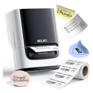 Amazon: Save 62% OFF Nelko Label Maker Machine with Tape