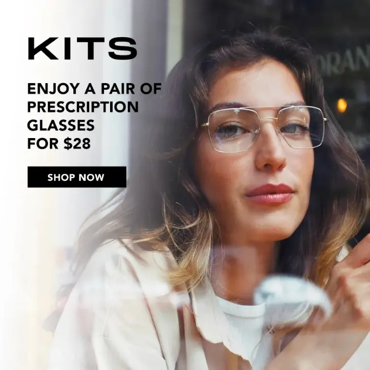 Kits.ca：仅需$28即可享一副时尚眼镜