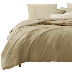 WRENSONGE Taupe Twin XL Comforter Set