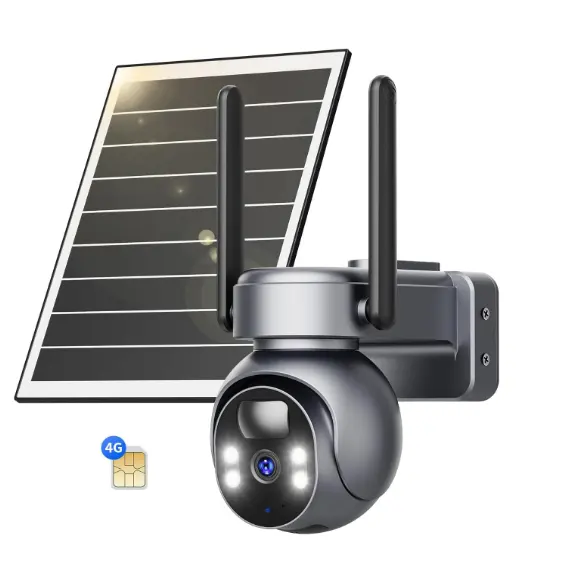 LIWAN 4G LTE Cellular Security Camera Wireless Outdoor