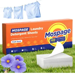 MOSPAGE Strong Stain Removal Laundry Sheets