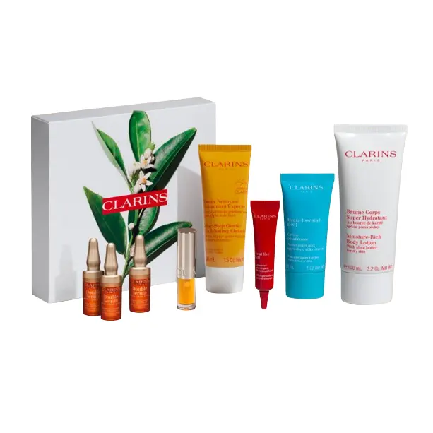 Clarins US：订单满$75享8件欢迎礼套装