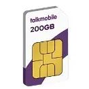 TalkMobile: 200GB Data 12 Months Contract Only £14.95 a Month