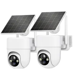 Oculview 2K Solar Security Cameras Wireless Outdoor