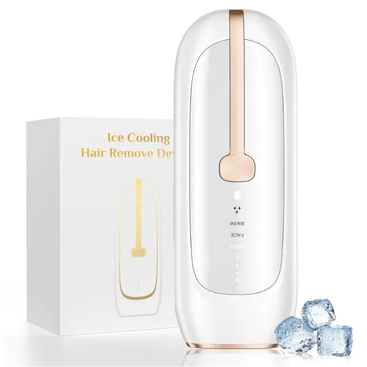 LUBEX Painless Sapphire Ice Cooling IPL Laser Hair Removal Device