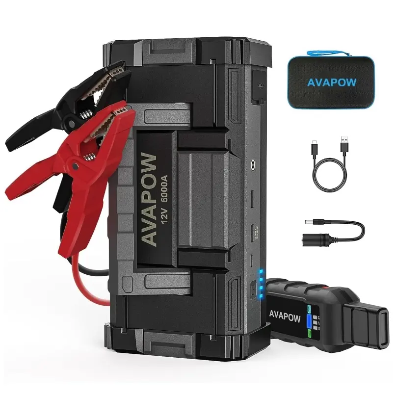 AVAPOW 6000A Car Battery Jump Starter