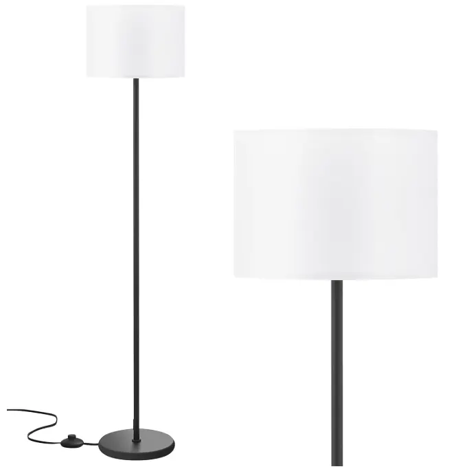 Modern Floor Lamp Simple Design with White Shade