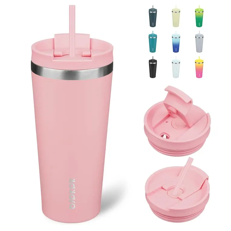 BJPKPK 22oz Tumbler With lid And Straw