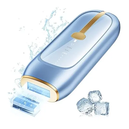 LUBEX Painless Sapphire Ice Cooling IPL Laser Hair Removal Device