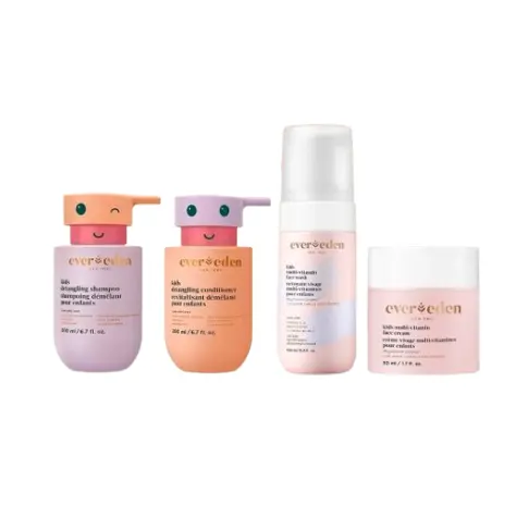 Evereden: Free Travel Size Kids Face Wash & Face Cream Duo over $49