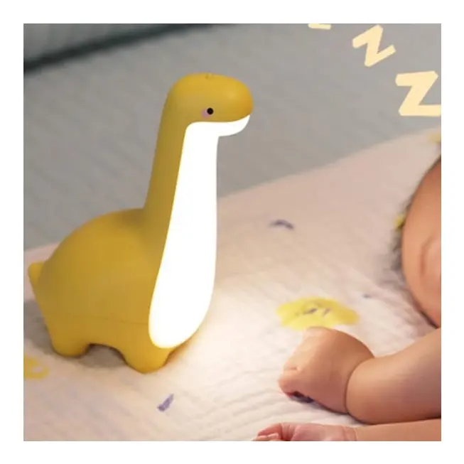 Dimmable Bedside USB Rechargeable Dinosaur Night Lamp