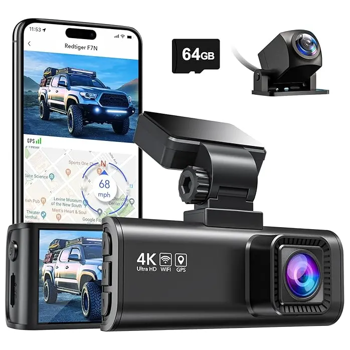 REDTIGER F7N 4K Dual Dash Cam