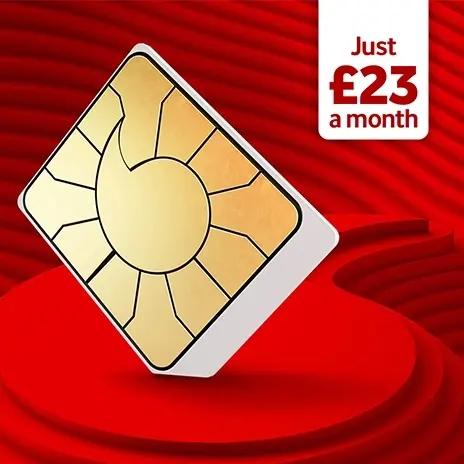 Vodafone Ltd- Pay as you go SIMs: Unlimited Data for just £23 a Month