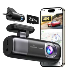 REDTIGER F9 Dash Cam 4K Front and Rear 1080P