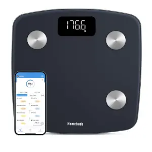 Homebuds Smart Bathroom Scale for Body Weight