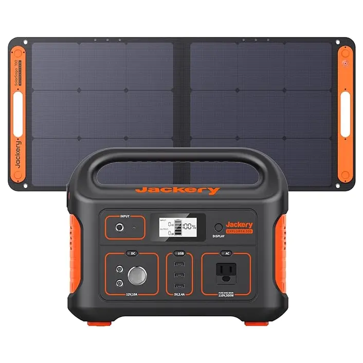 Jackery Solar Generator Explorer 500 Portable Power Station