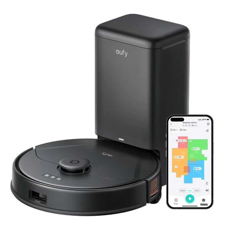 eufy X8 Pro 机器人吸尘器自动清空站