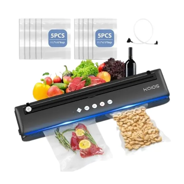 KOIOS Food Automatic Vacuum Sealer Machine with Cutter