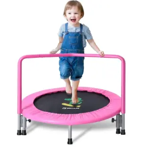 BCAN 36'' Mini Folding Ages 2 to 5 Toddler Trampoline