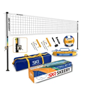 SKEERY Outdoor Anti-Sag Design Volleyball Net Set