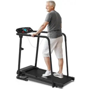 Redliro Walking Treadmill with Long Handrail