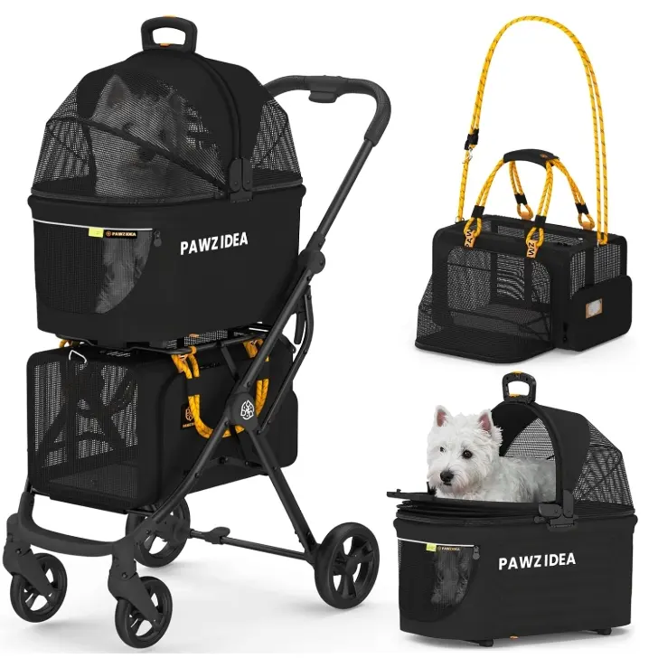 PAWZIDEA Double Pet Stroller