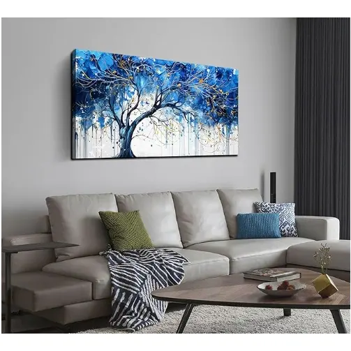 Tree Canvas Wall Art for Bedroom