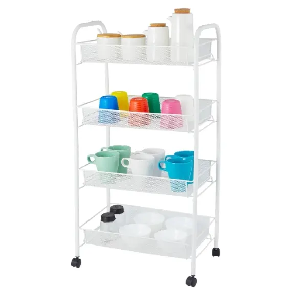 SUBMARINE 4 Tier Rolling Cart