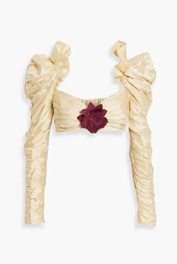 ZIMMERMANN 褶饰贴花上衣