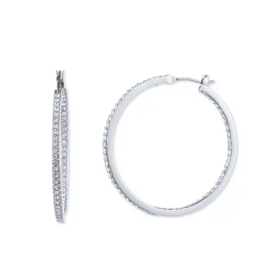 Givenchy 纪梵希银色中号环形耳环