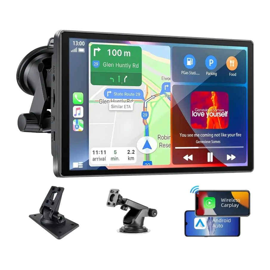 Apple Carplay Android 便携式无线汽车屏幕
