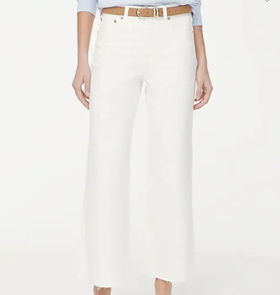 J.CREW 白色牛仔裤