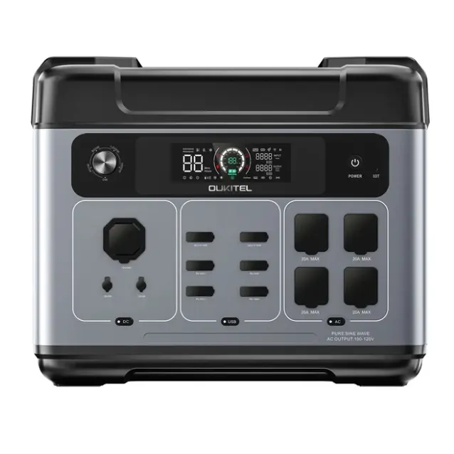 OUKITEL P2001 Plus Portable Power Station 2400W/2048Wh