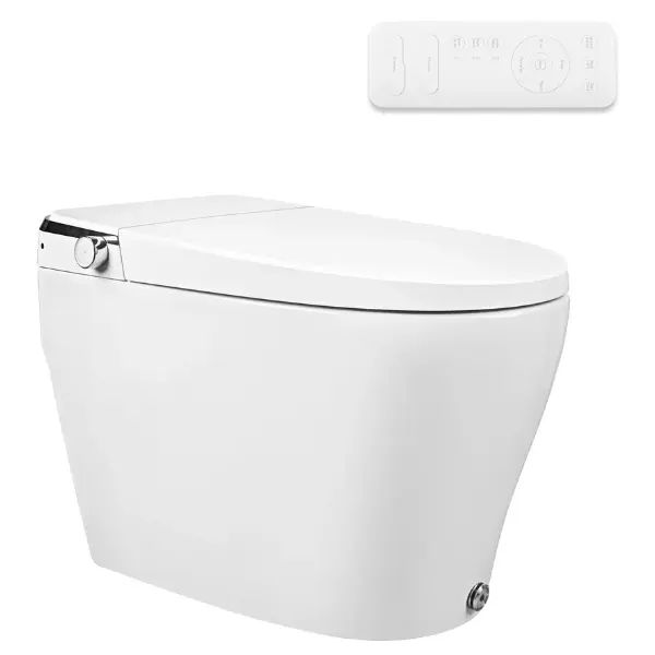 DeerValley Elongated Smart Toilet Bidet in White