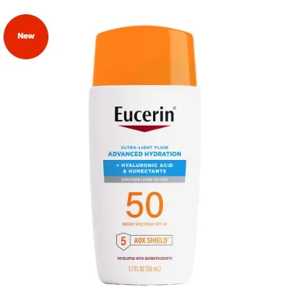 优色林 Sun Advanced Hydration 超轻面部防晒霜 SPF 50，1.7 液体盎司