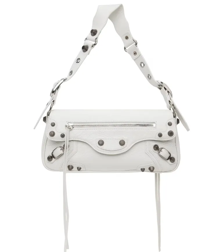 Balenciaga  White 'Le Cagole' 小号单肩包