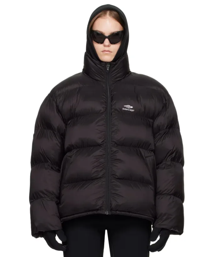 Balenciaga  Black 3B Sports 棉服