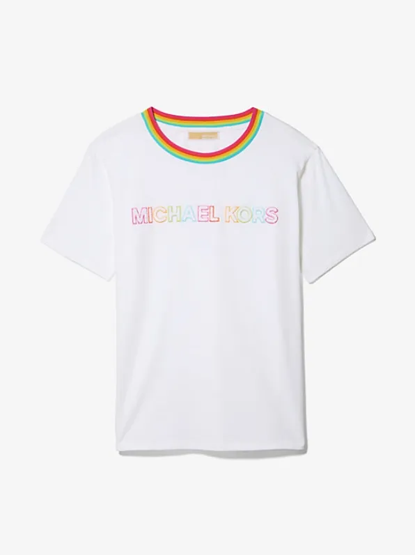 PRIDE 徽标棉质 T 恤