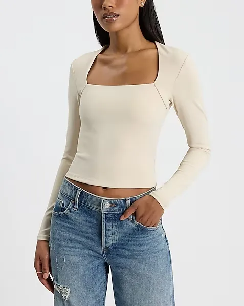 Body Contour High Compression Square Neck Tee