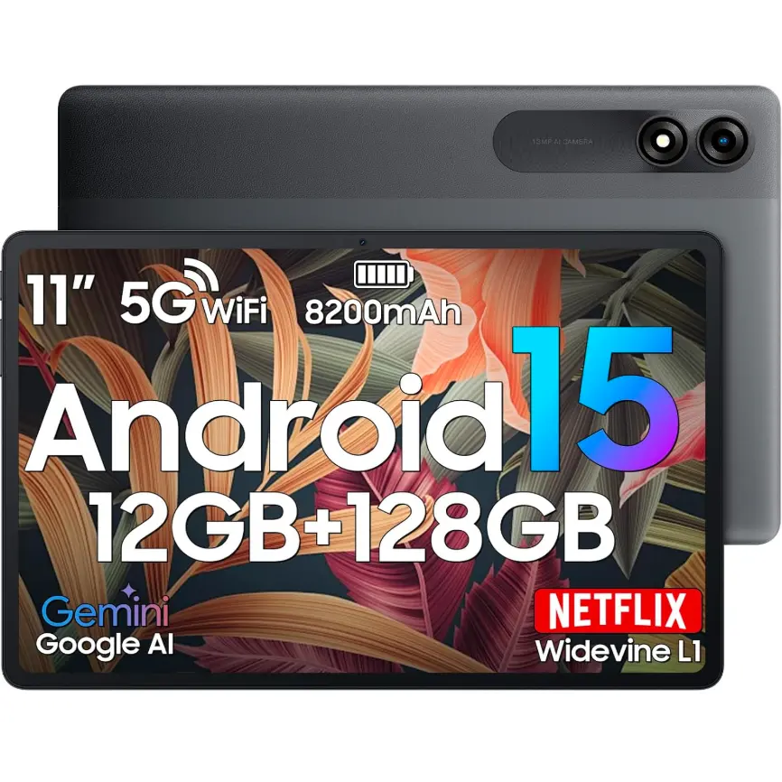 Blackview 2025年款11英寸Android 15平板电脑