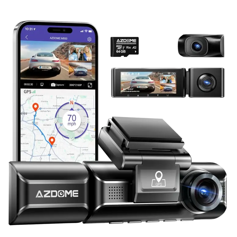AZDOME M550 三通道行车记录仪