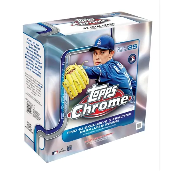 Topps: 2025 Topps Chrome® Baseball as low as $39.99